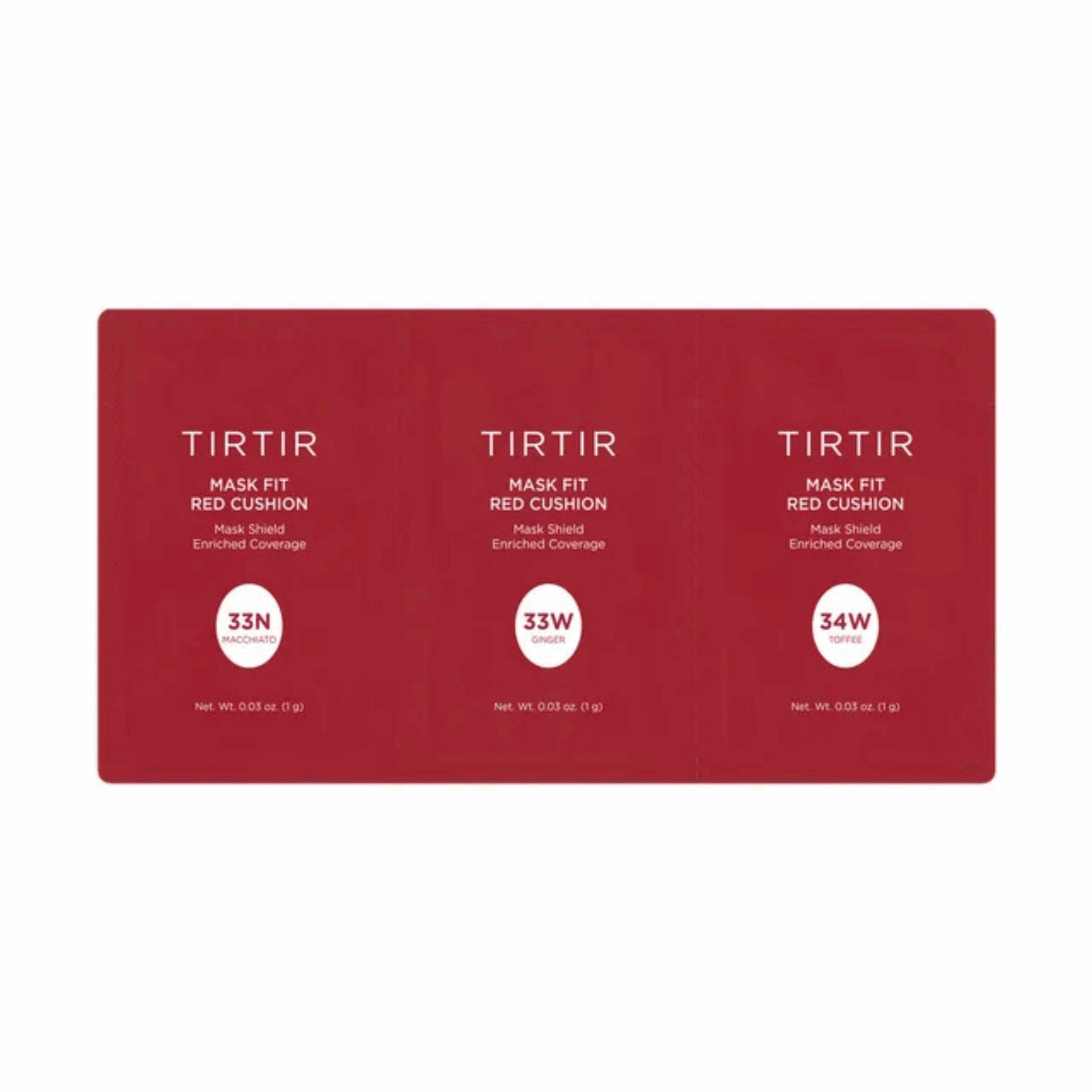 TirTir Mask Fit Red Cushion 3 Shade Trial Kit