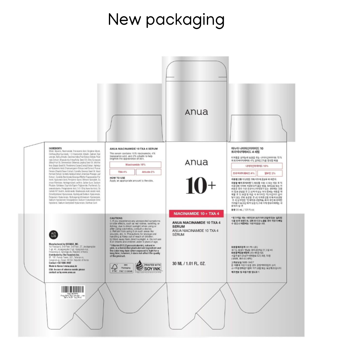 Anua Niacinamide 10 and TXA 4 Serum