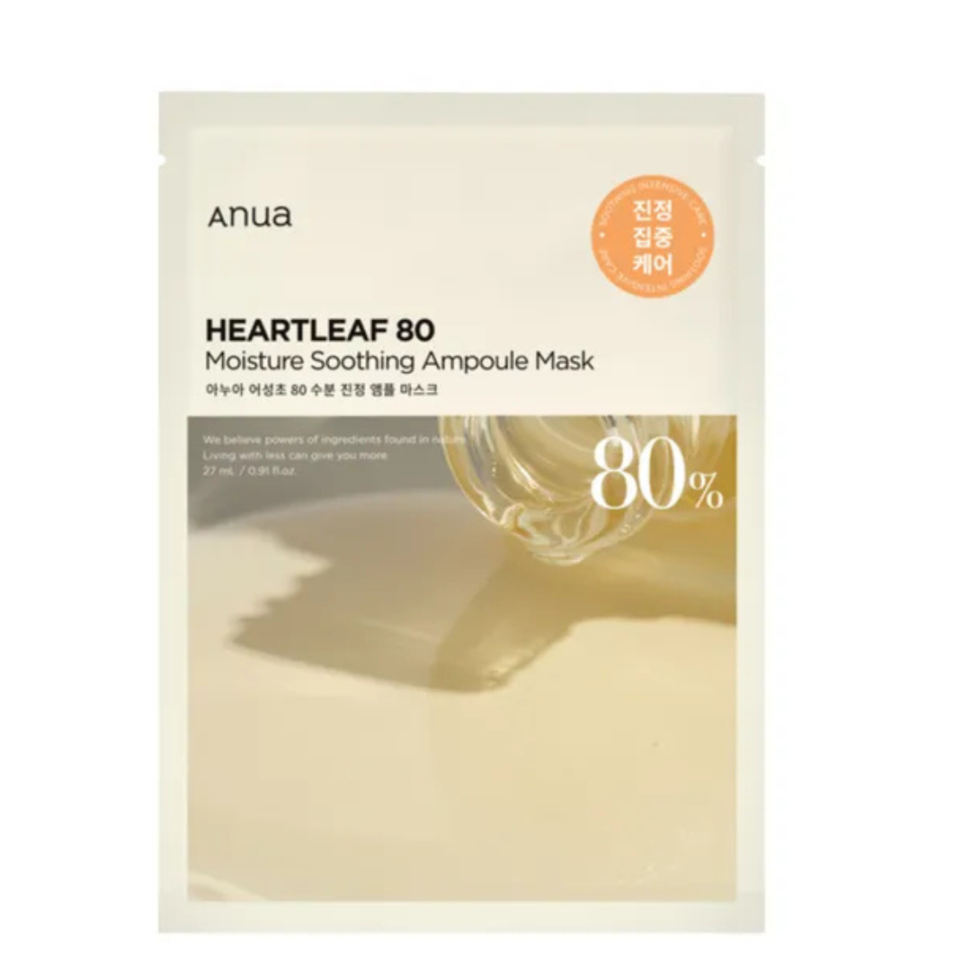 Anua Heartleaf 80 Moisture Soothing Ampoule Mask