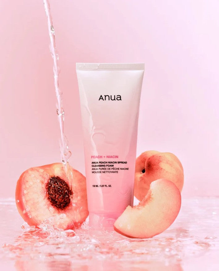 Anua Peach Niacin Spread Cleansing Foam