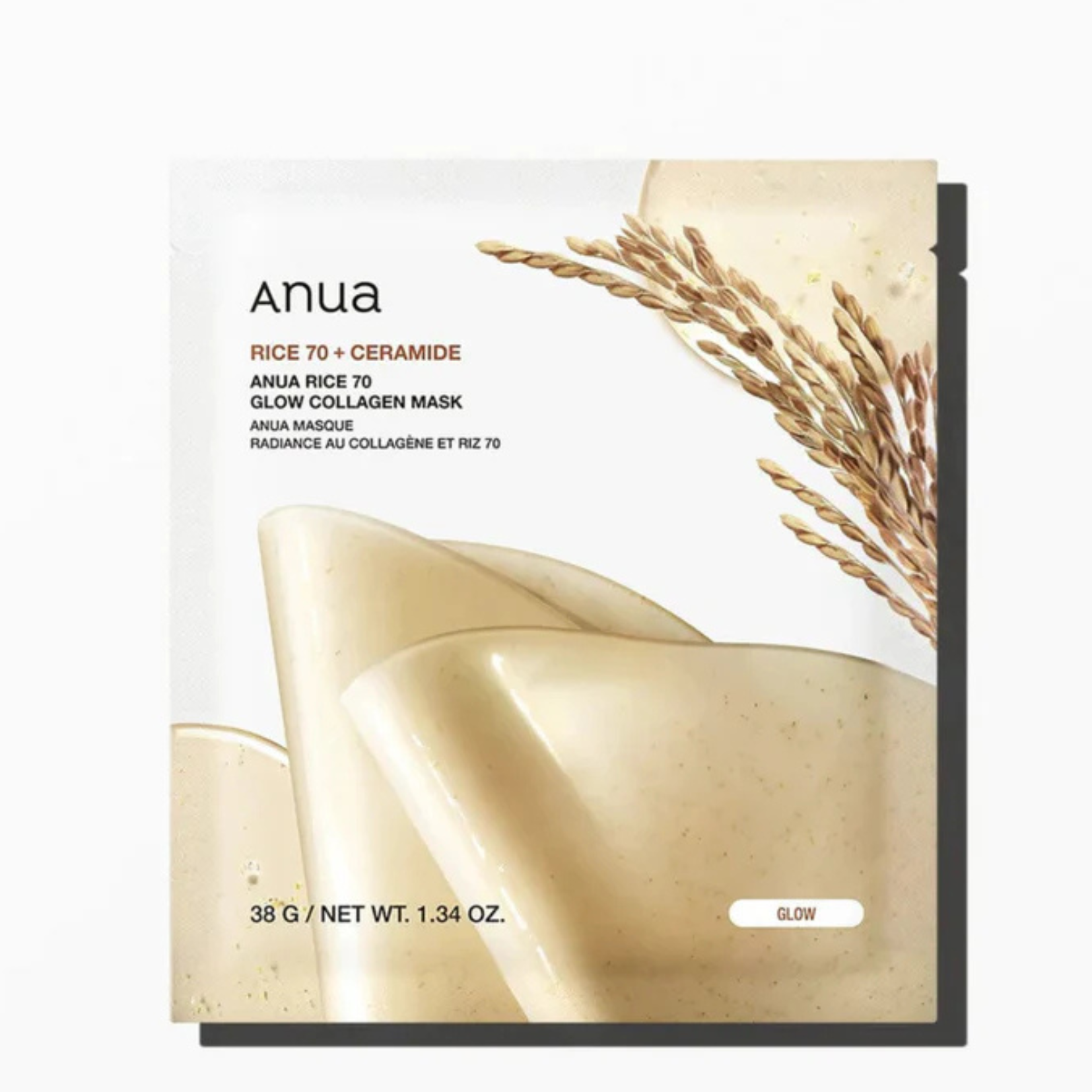 Anua Rice 70 Glow Collagen Mask