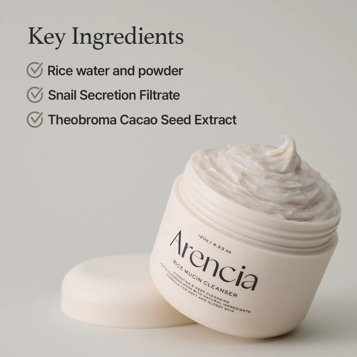 Arencia Rice Mucin Cleanser