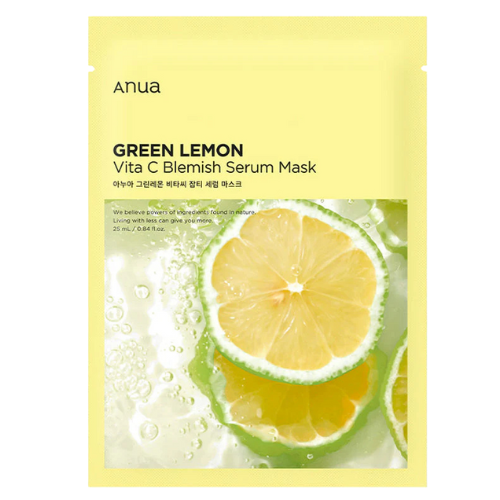Anua Green Lemon Vita C Blemish Serum Mask