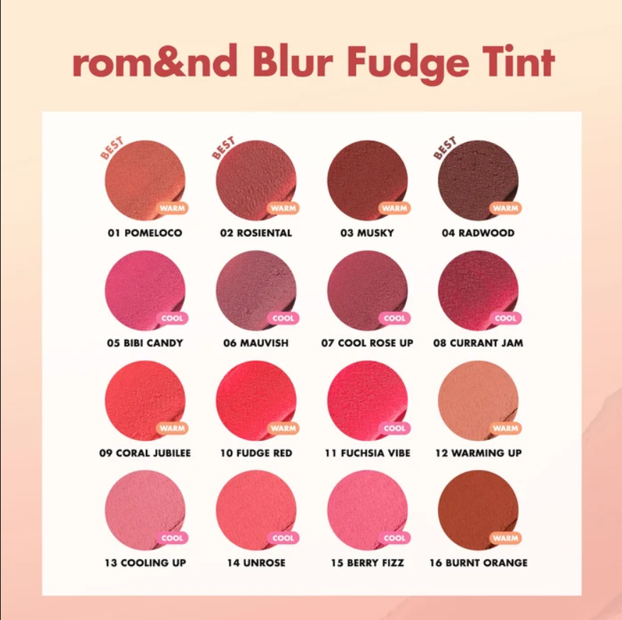 Romand Blur Fudge Tint