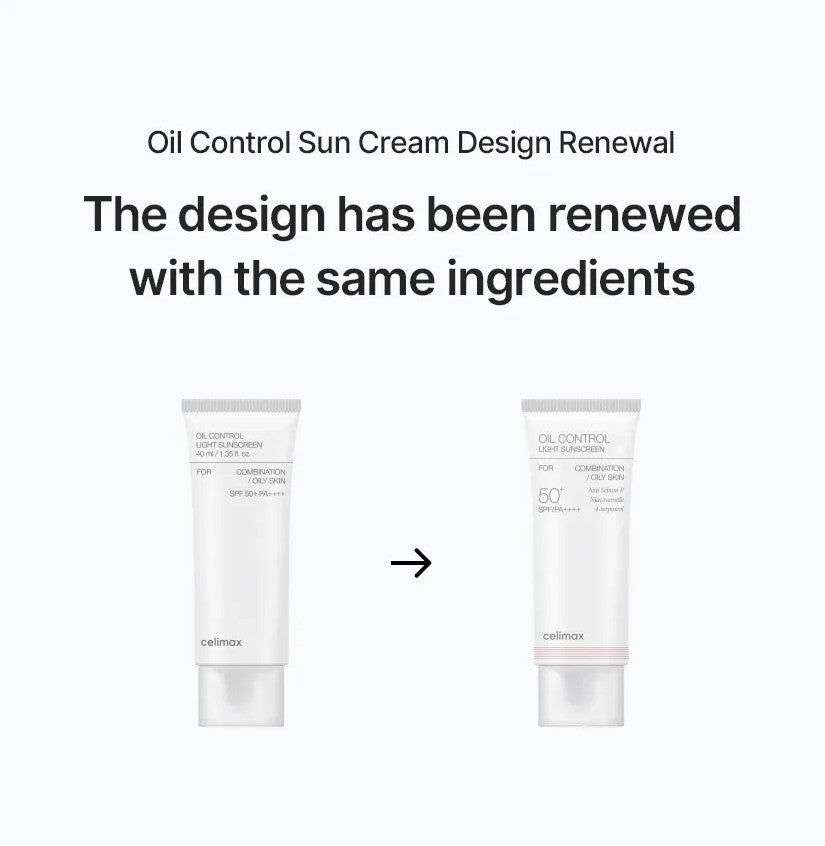 Celimax Oil Control Light Sunscreen 50+