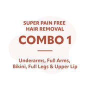 Pain-free Laser Hair Removal Combo 1