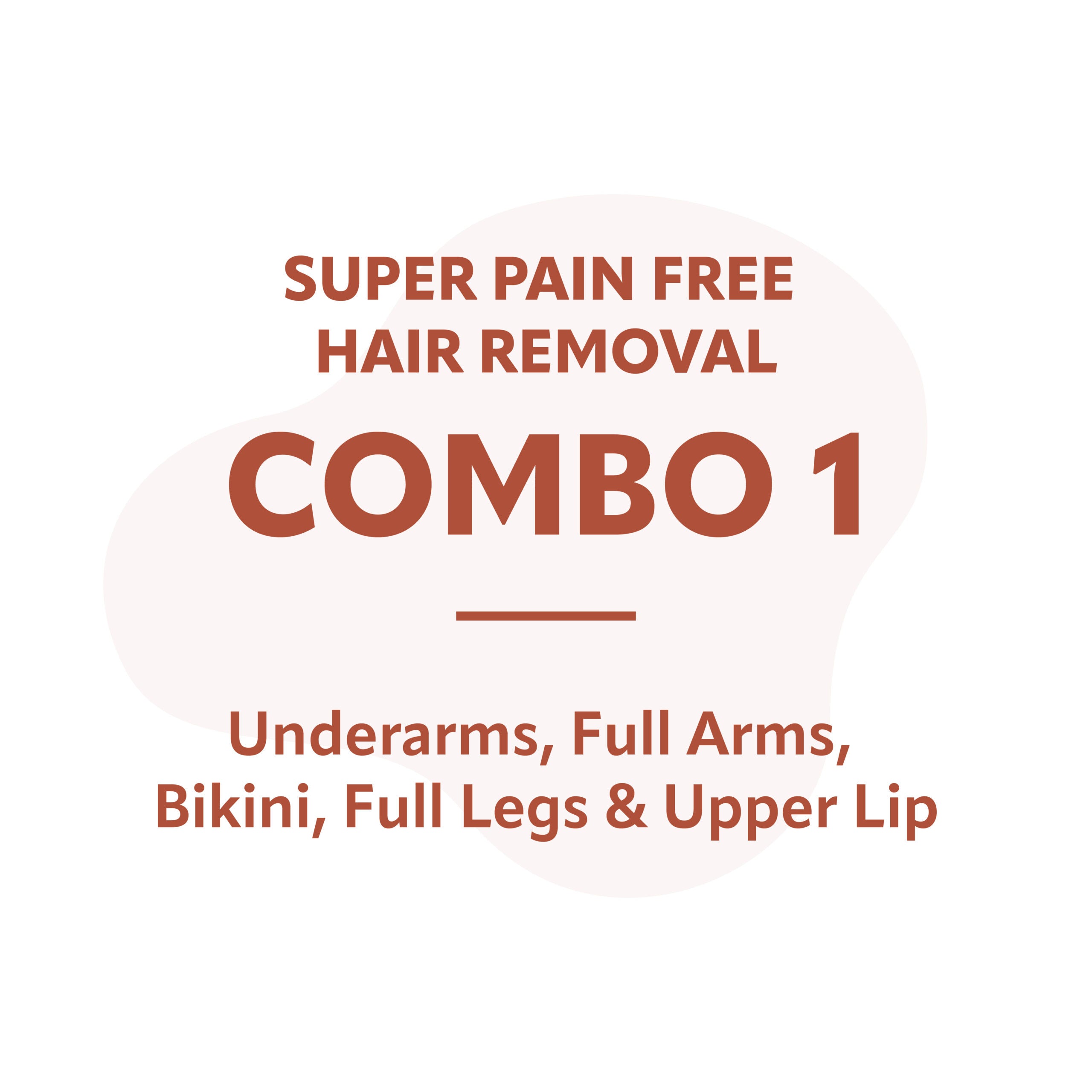 Pain-free Laser Hair Removal Combo 1