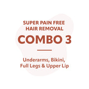 Pain-free Laser Hair Removal Combo 3