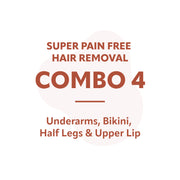 Pain-free Laser Hair Removal Combo 4