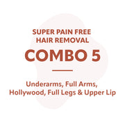 Pain-free Laser Hair Removal Combo 5