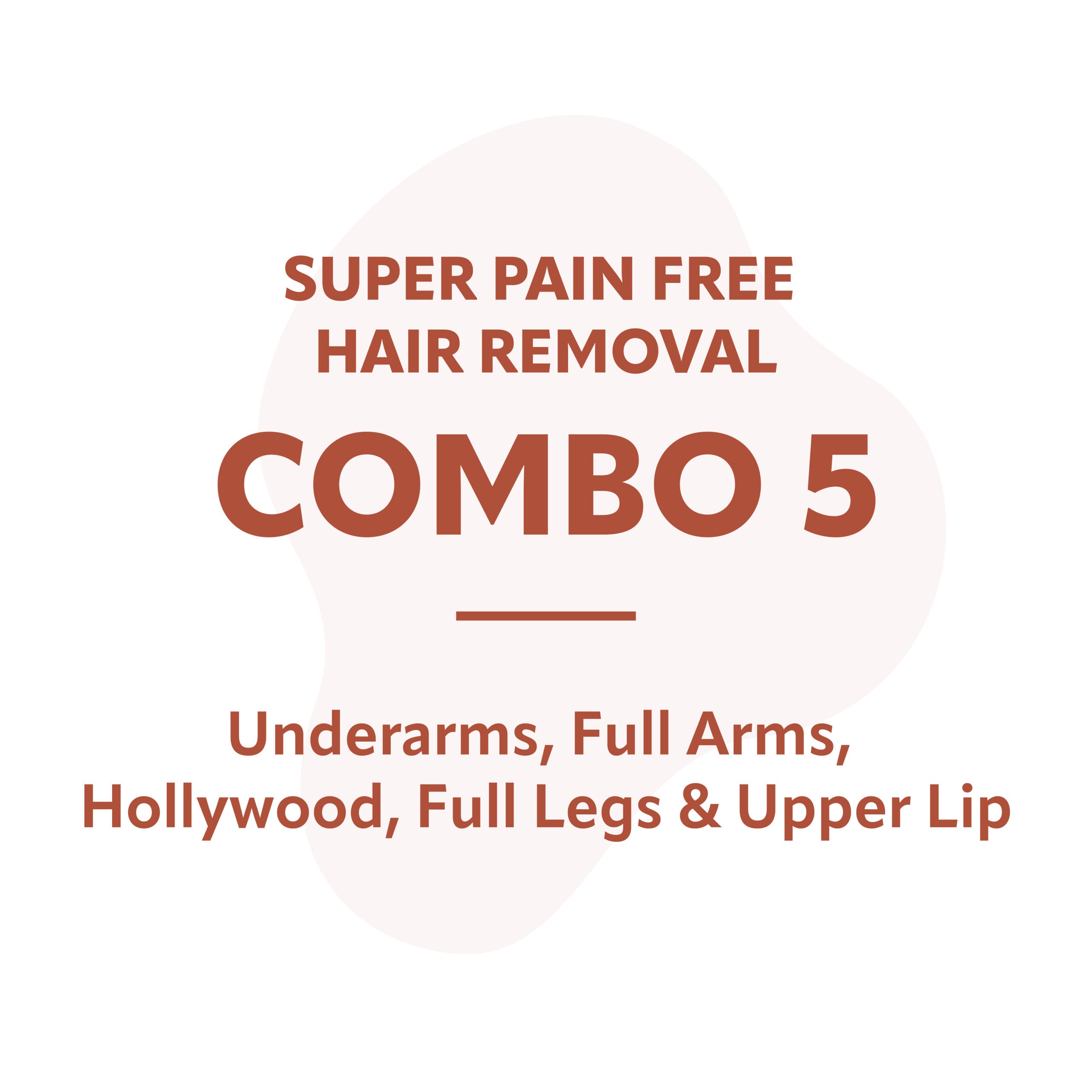 Pain-free Laser Hair Removal Combo 5