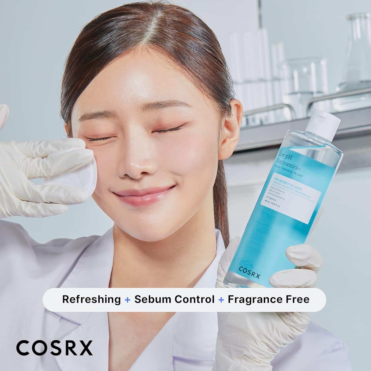 COSRX Low pH Niacinamide Micellar Cleansing Water for Sensitive Skin
