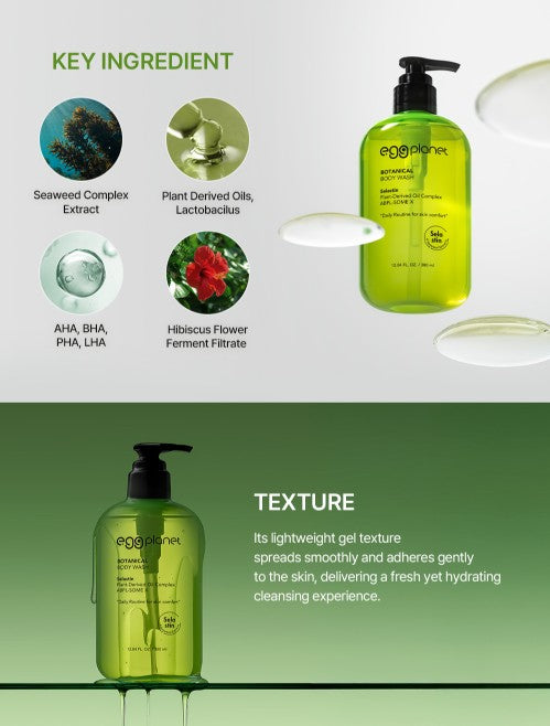 Doori Cosmetics Eggplanet Botanical Body Wash