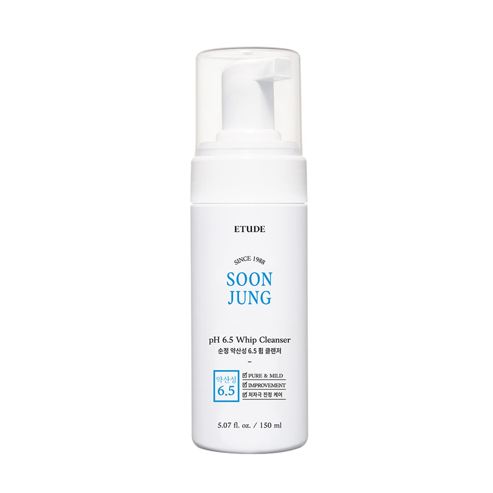 Etude Soon Jung pH6.5 Whip Cleanser 150ml