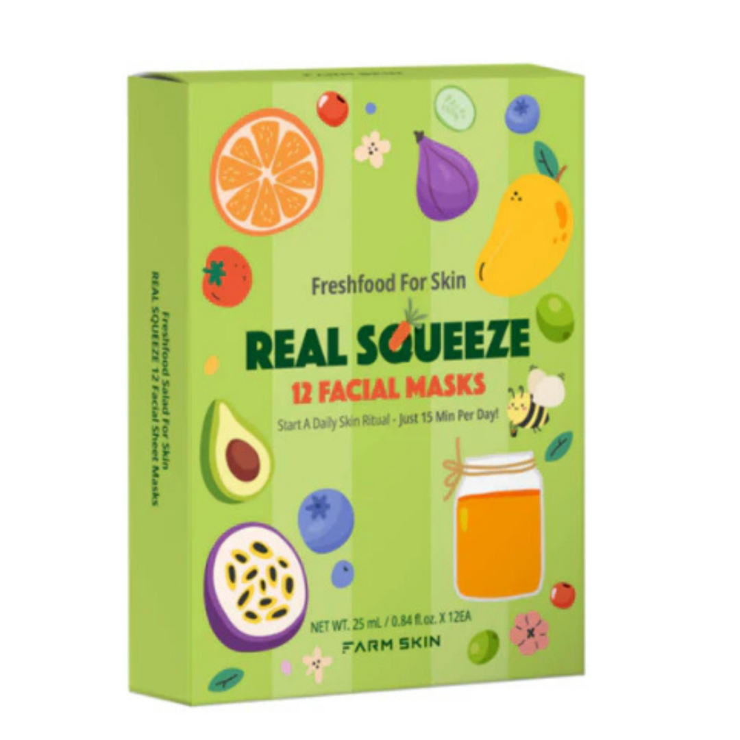 Farm Skin Real Squeeze Facial Masks