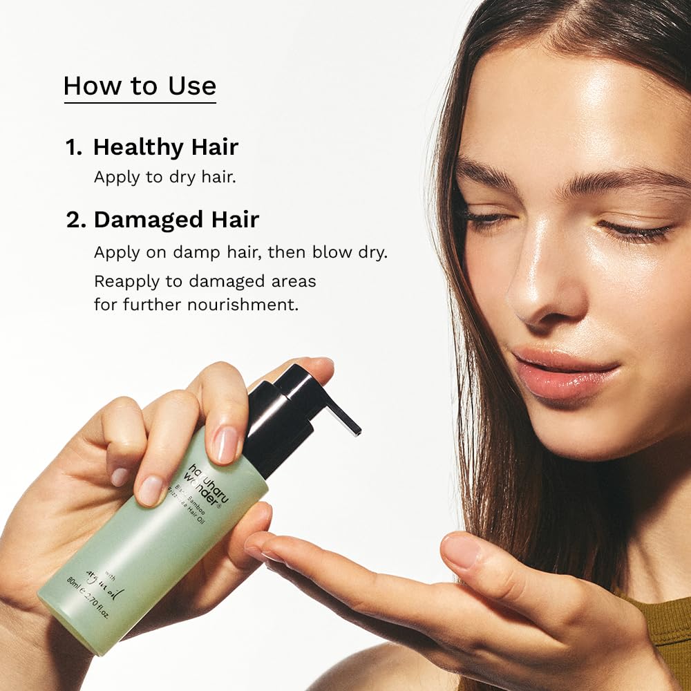 Haruharu Wonder Black Bamboo Frizz-Free Hair Oil