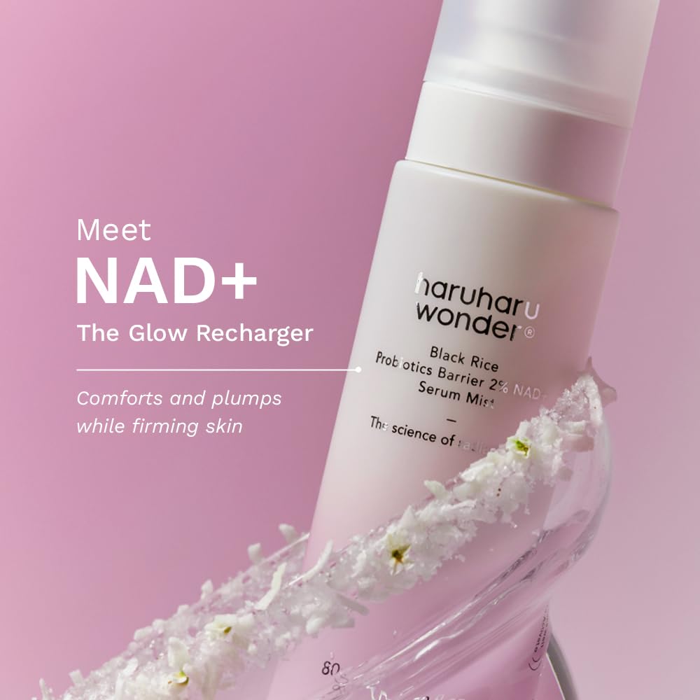 Haruharu Wonder Black Rice Probiotics Barrier 2% NAD+ Serum Mist