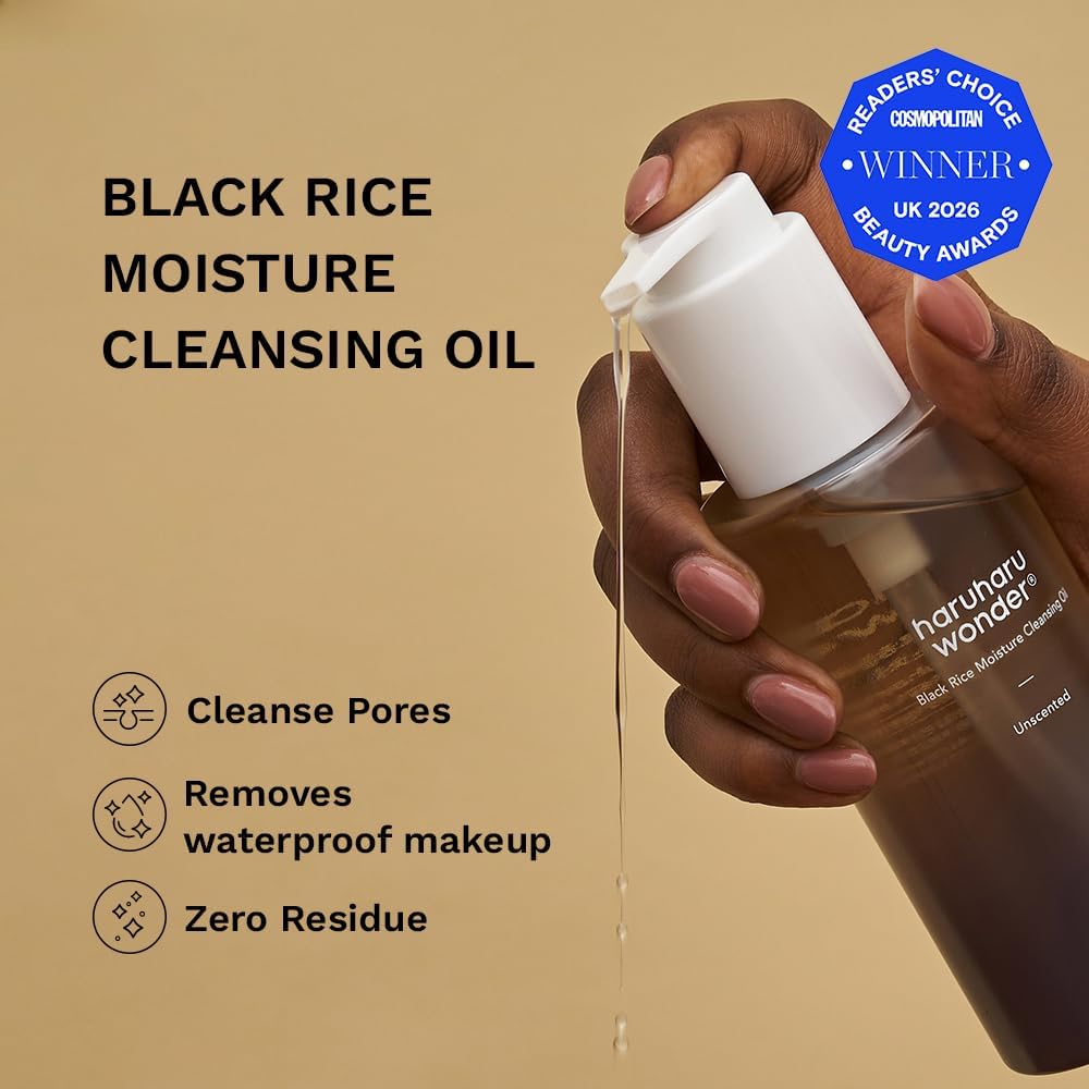 Haruharu Wonder Black Rice Moisture Deep Cleansing Oil