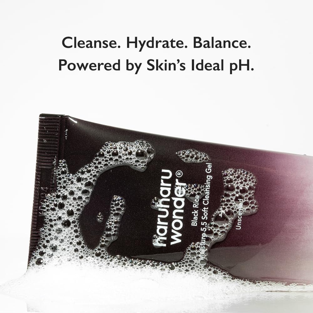 Haruharu Wonder Black Rice Moisture 5.5 Soft Cleansing Gel