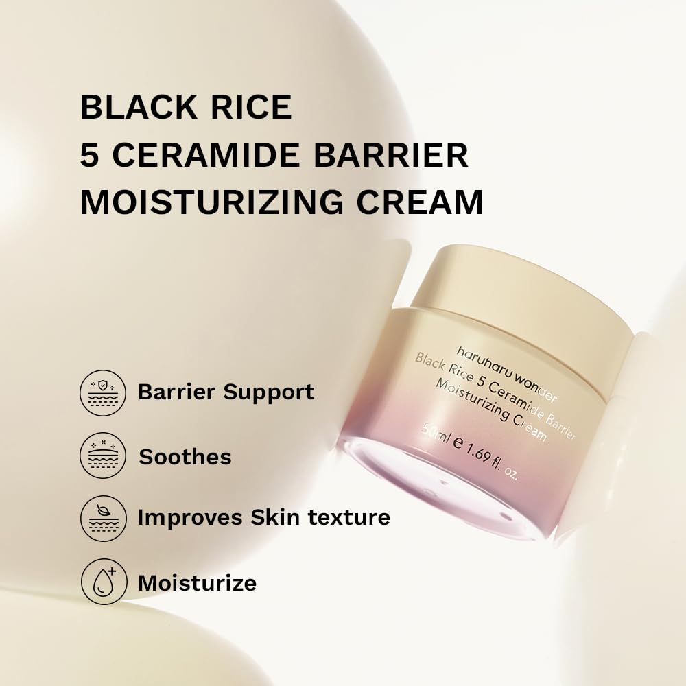 HaruHaru Wonder Black Rice 5 Ceramide Barrier Relief Moisturizing Cream