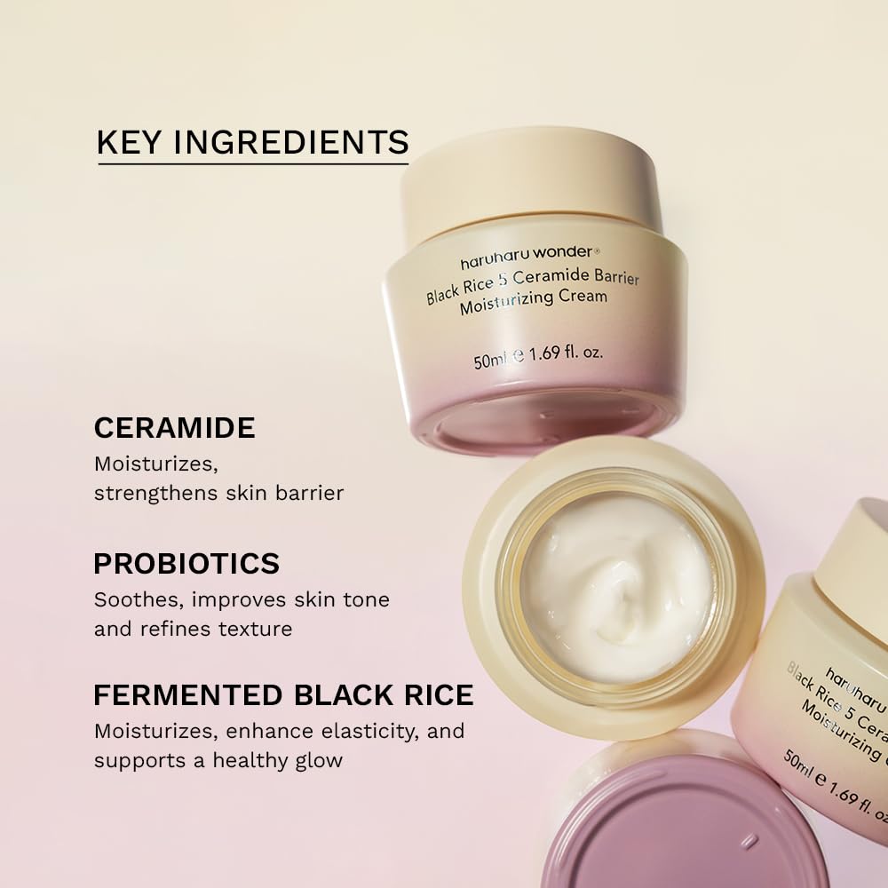 HaruHaru Wonder Black Rice 5 Ceramide Barrier Relief Moisturizing Cream