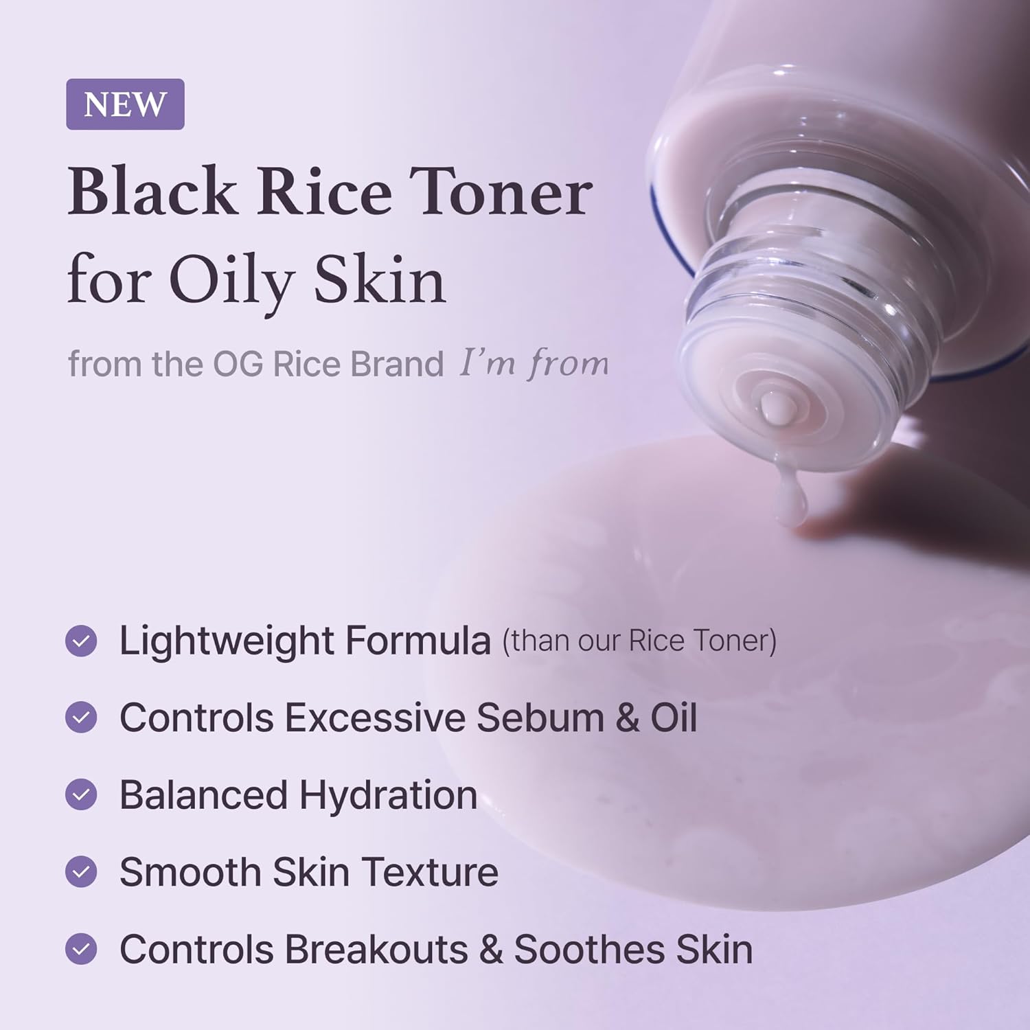 I'm from Black Rice Toner