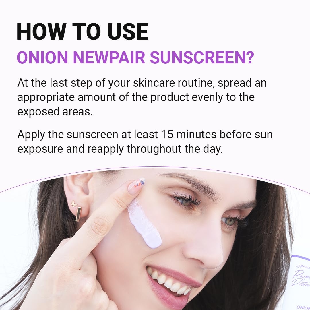 Isntree Onion Newpair Sunscreen SPF 40 PA+++ UVA UVB