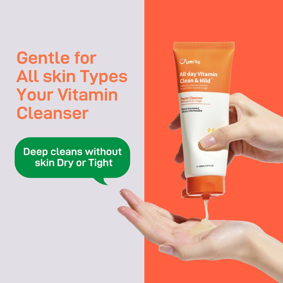 Jumiso All Day Vitamin Clean & Mild Facial Cleanser