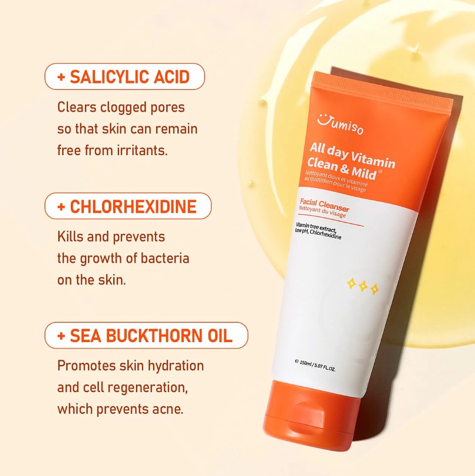 Jumiso All Day Vitamin Clean & Mild Facial Cleanser