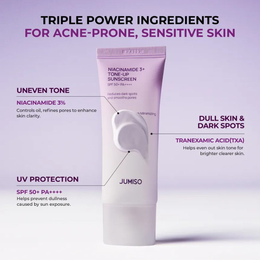 Jumiso Niacinamide 3+ Tone-Up Sunscreen