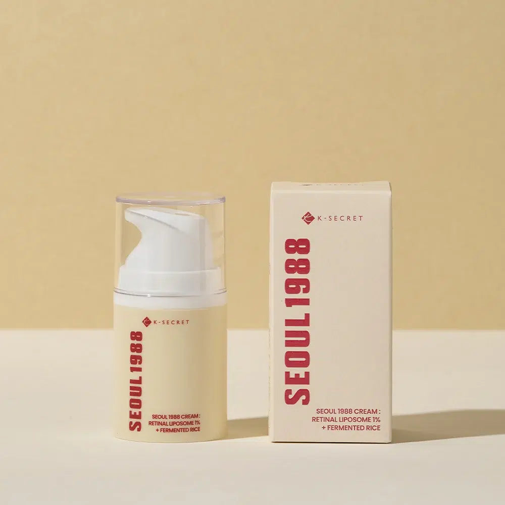 K-Secret Seoul 1988 Cream: Retinal Liposome 1% + Fermented Rice