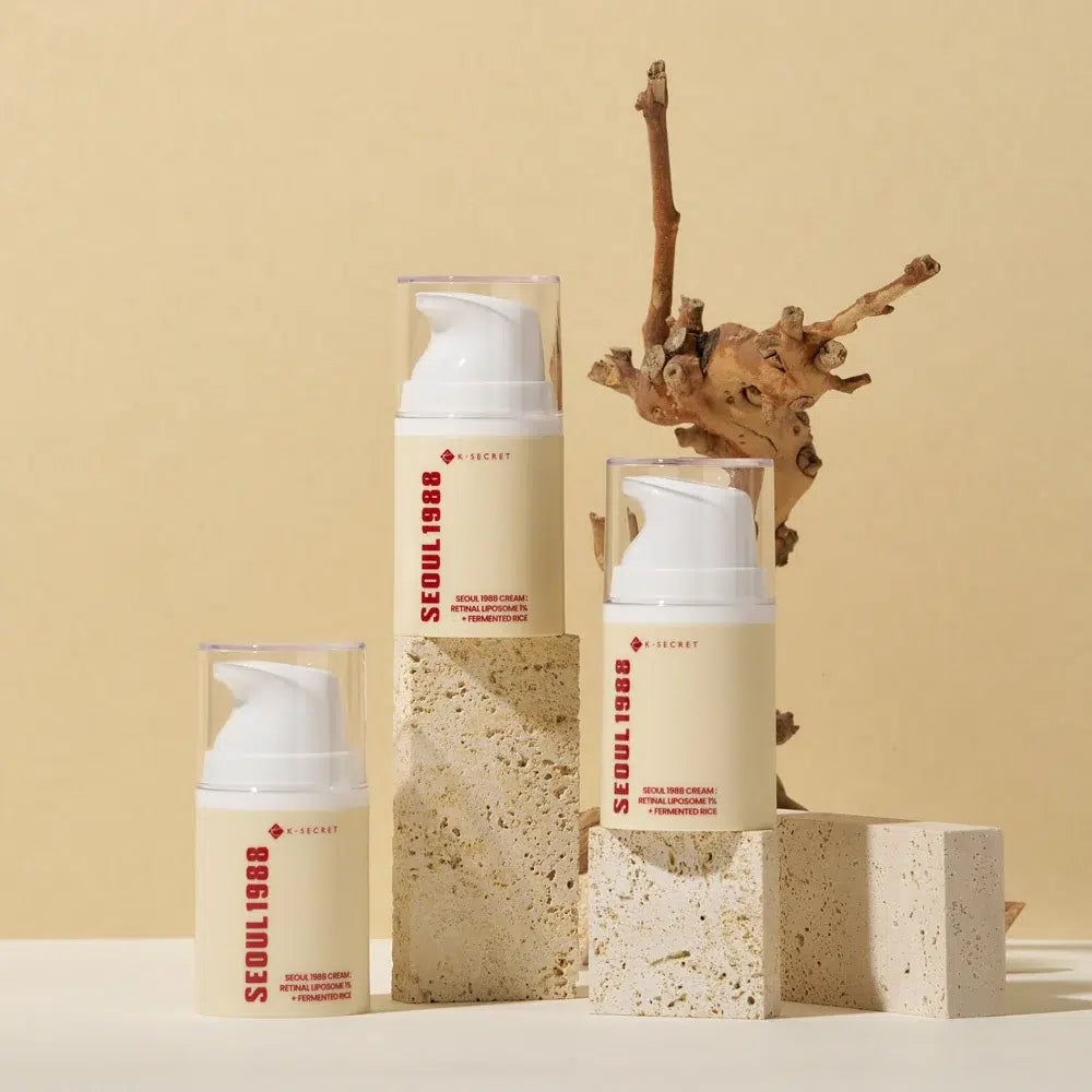 K-Secret Seoul 1988 Cream: Retinal Liposome 1% + Fermented Rice