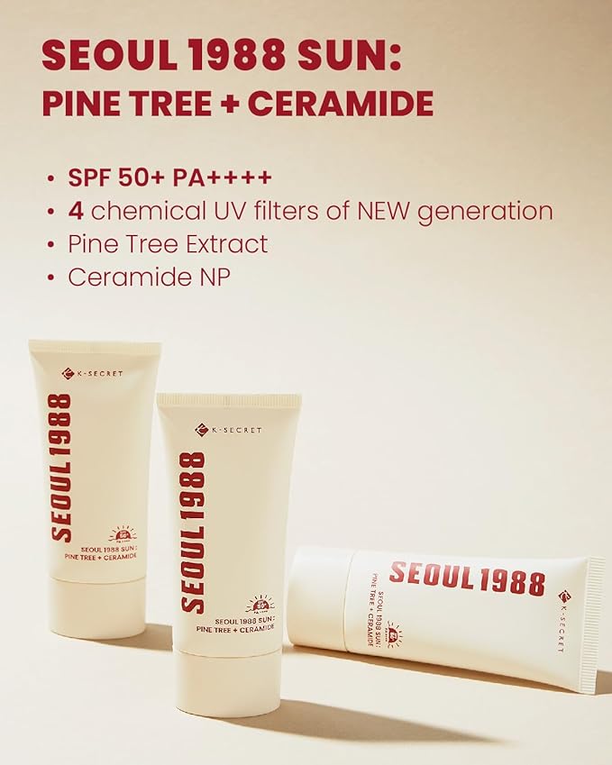 K-Secret Seoul 1988 Sun: Pine Tree + Ceramide Sunscreen