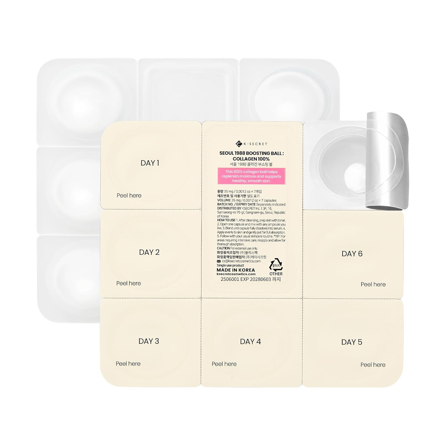 K-Secret Seoul 1988 Boosting Ball: Collagen 100%