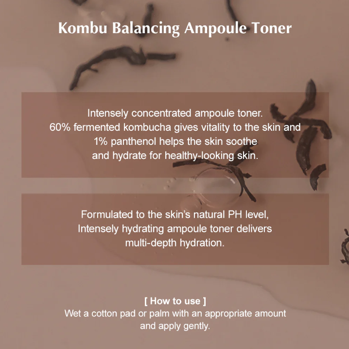 Kaine Kombu Balancing Ampoule Toner
