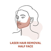 Half-Face Laser Hair Removal Treatments