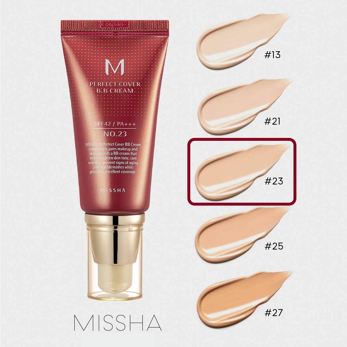 Missha My Perfect Cover BB Cream 23 Natural Beige SPF42 PA+++