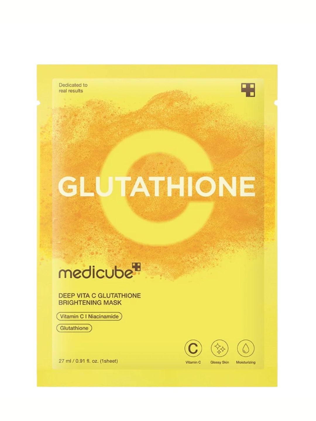 Medicube Deep Vita C Glutathione Brightening Mask