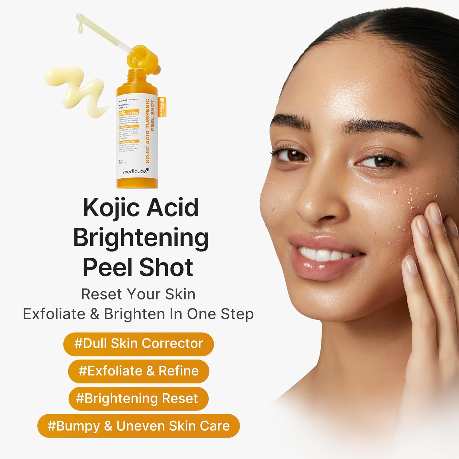 Medicube Kojic Acid Turmeric Peel Shot