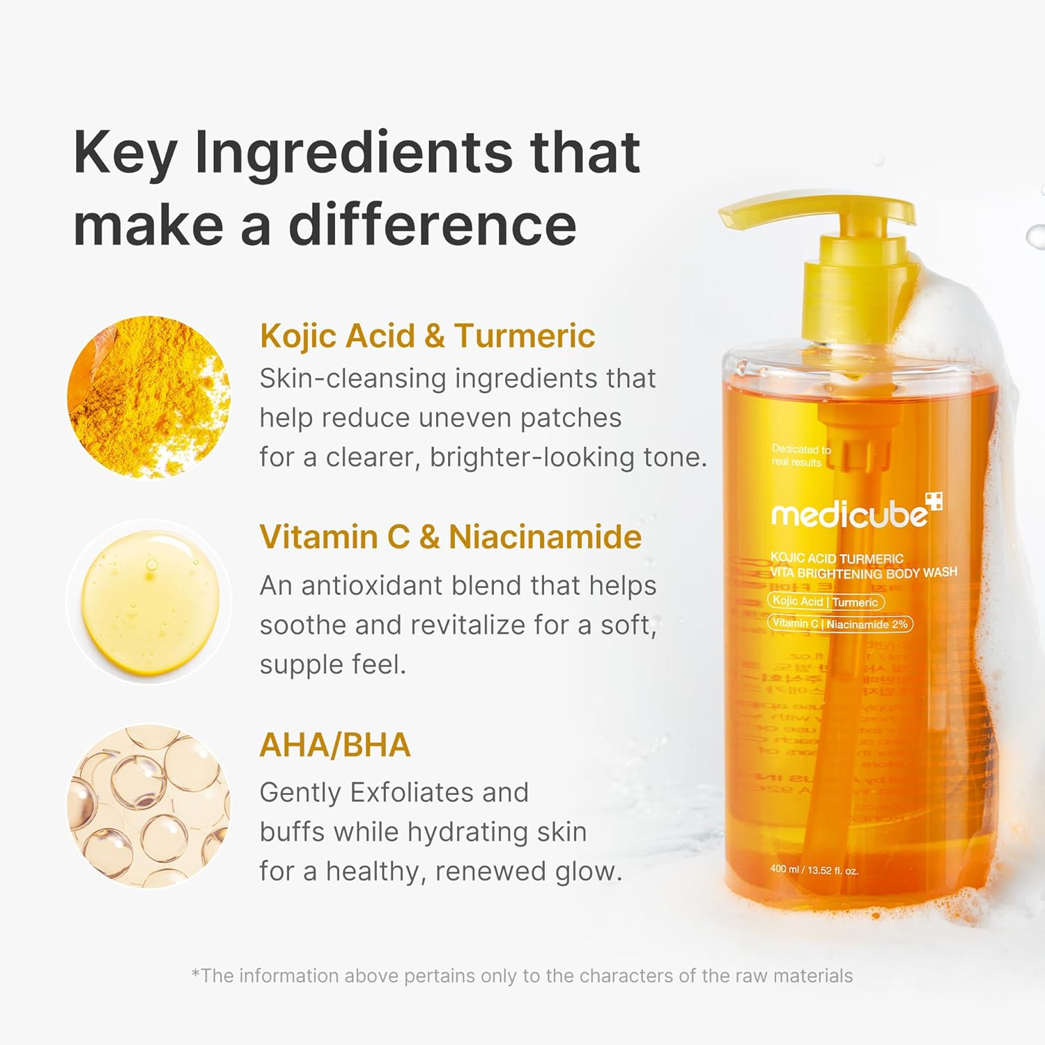Medicube  Kojic Acid Turmeric Vita Brightening Body Wash