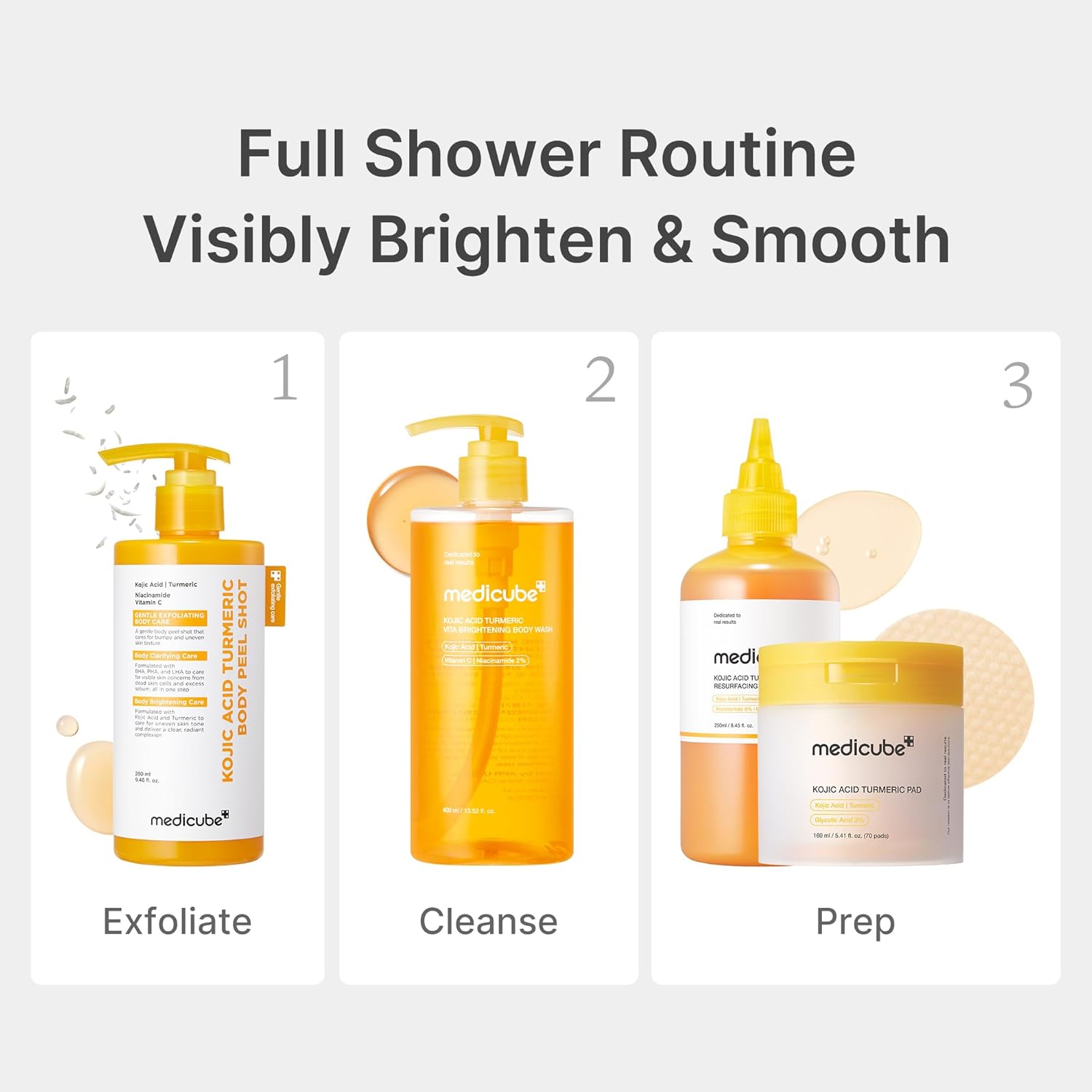 Medicube  Kojic Acid Turmeric Vita Brightening Body Wash