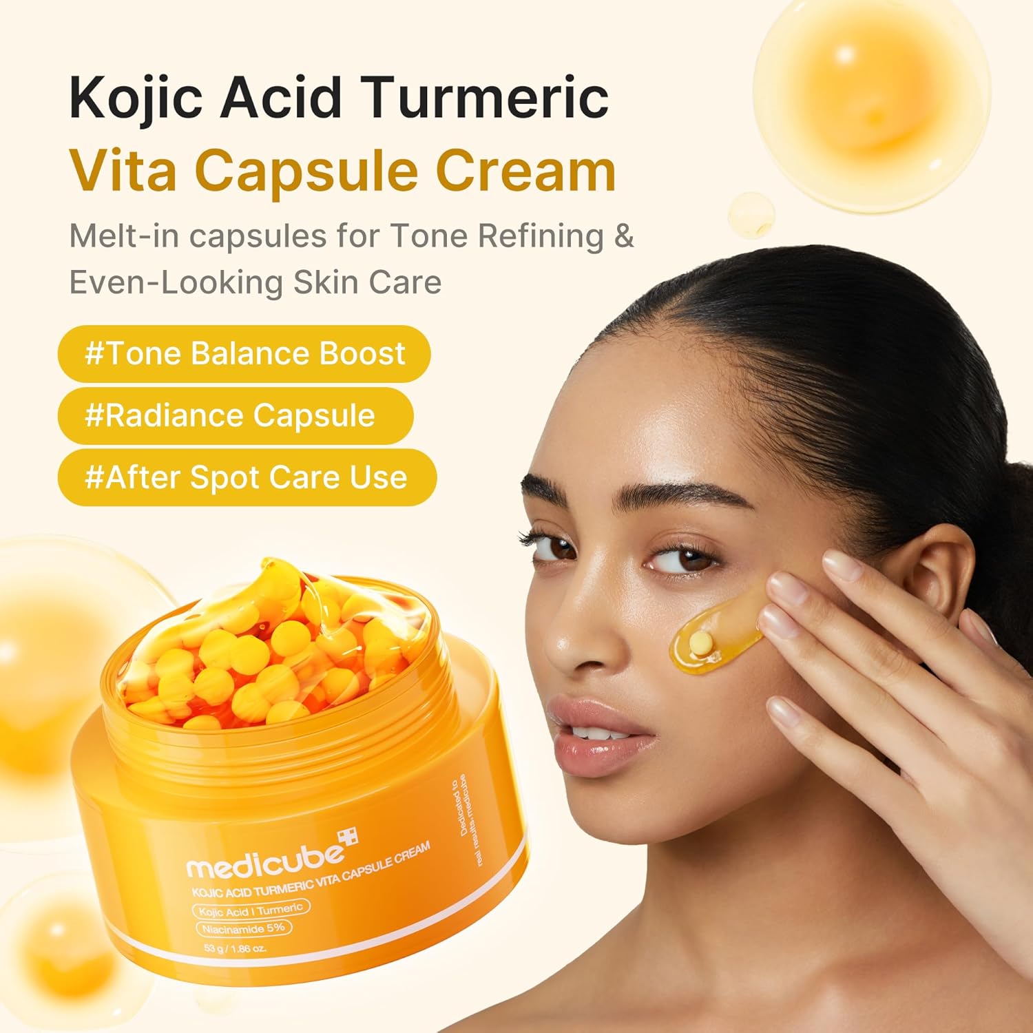 Medicube Kojic Acid Turmeric Vita Capsule Cream – Secret Skin