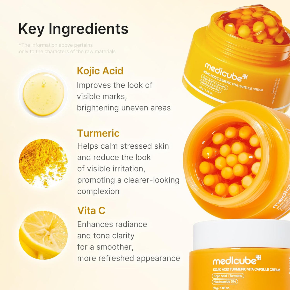 Medicube Kojic Acid Turmeric Vita Capsule Cream – Secret Skin