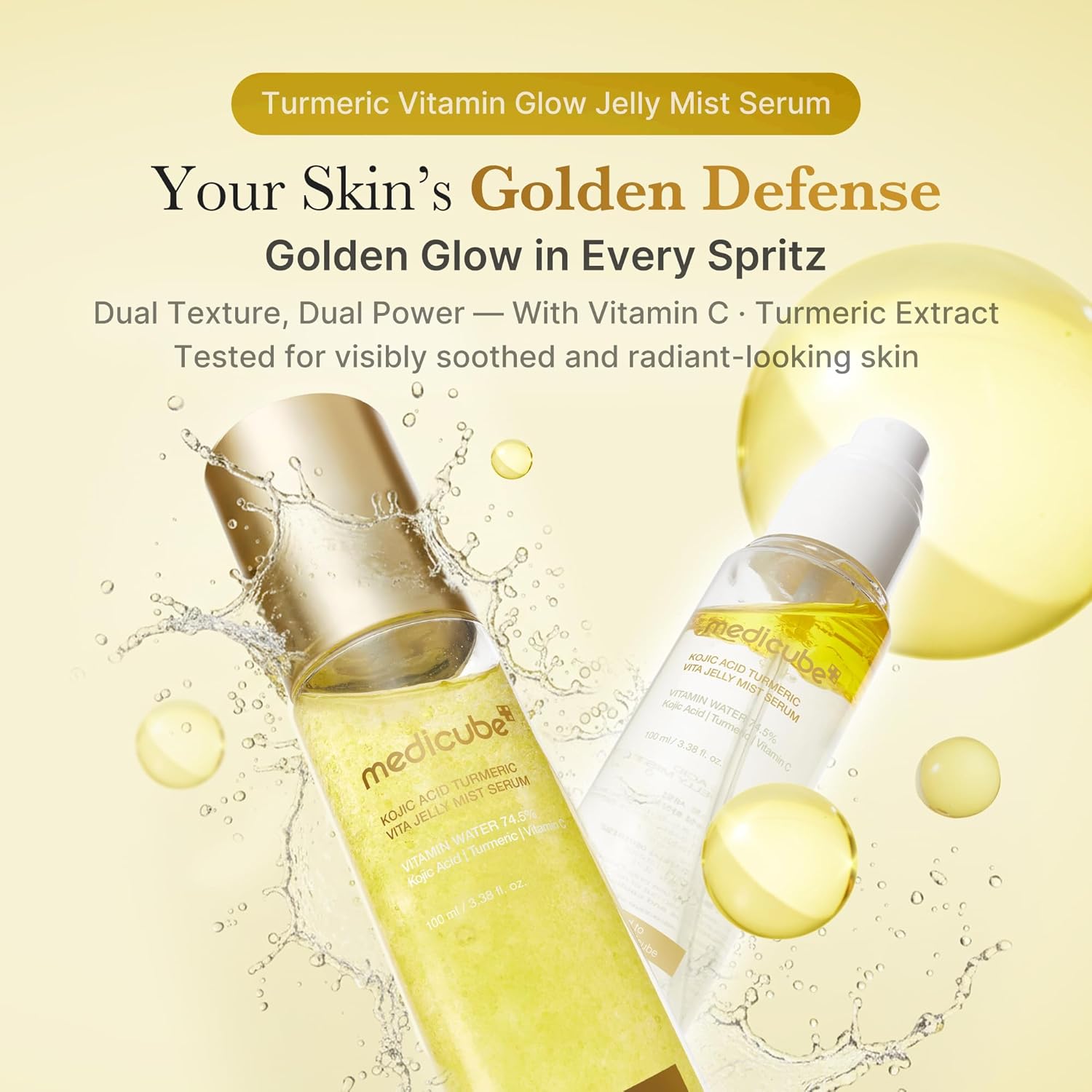 Medicube Kojic Acid Turmeric Vita Jelly Mist Serum