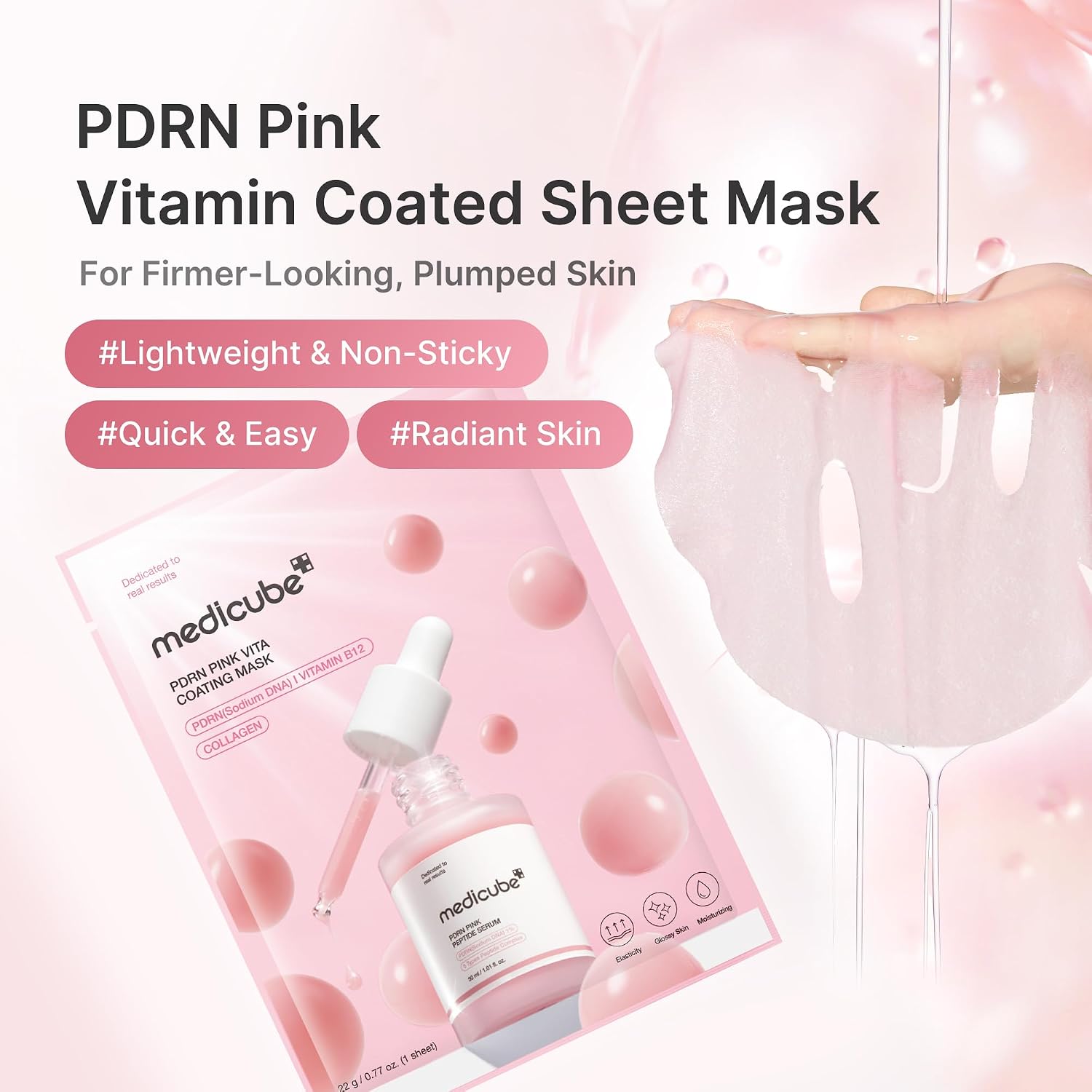 Medicube PDRN Pink Vita Coating Mask