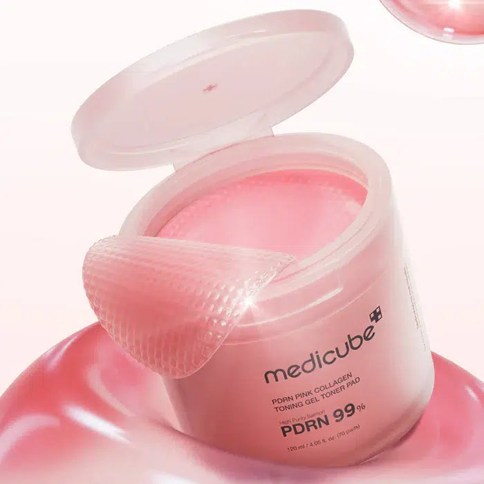 Medicube PDRN Pink Collagen Toning Gel Toner Pad