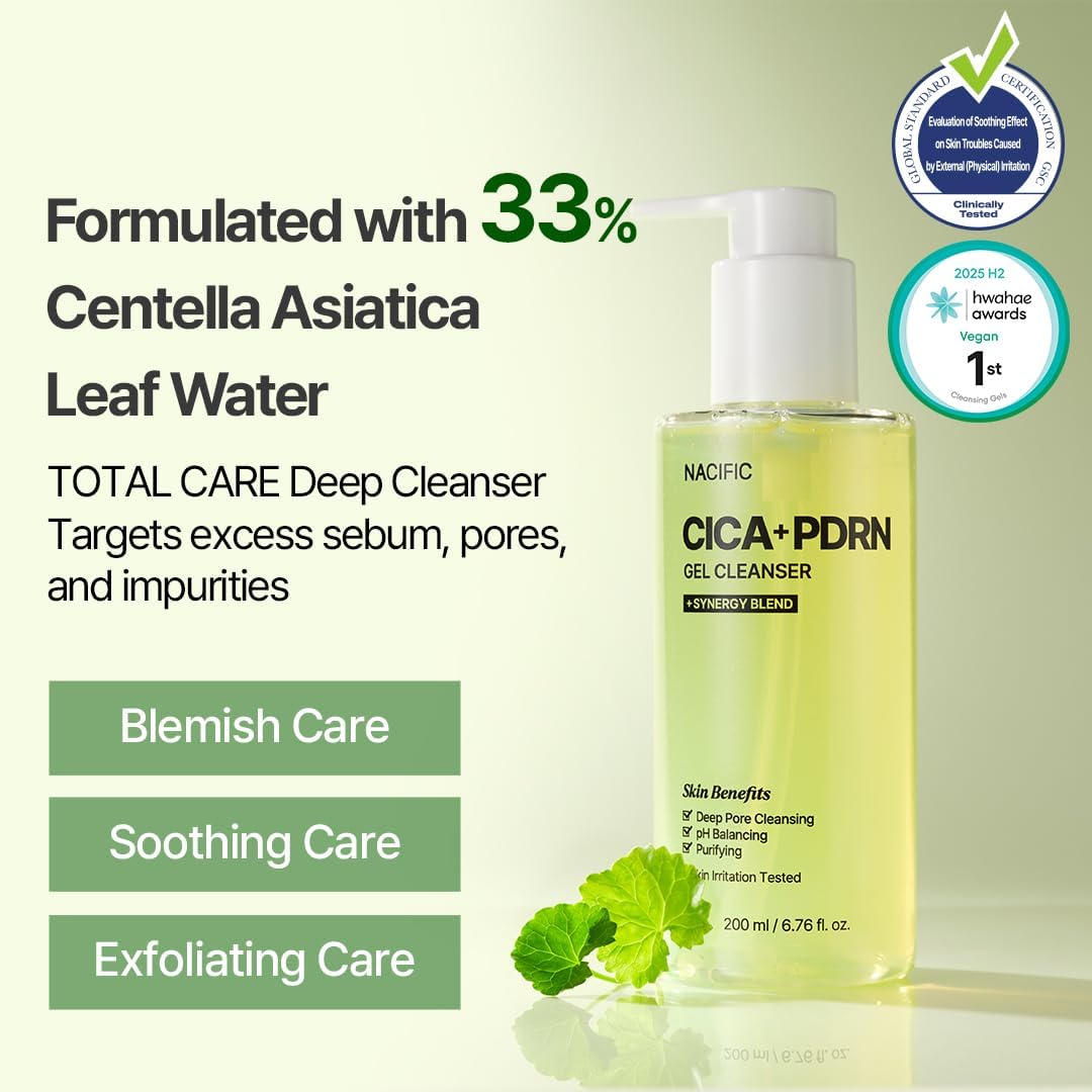 Nacific Cica + PDRN Gel Cleanser