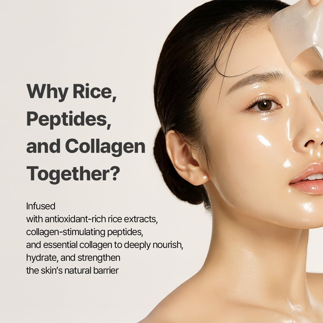 Nacific Rice + Pepta Collagen Gel Mask