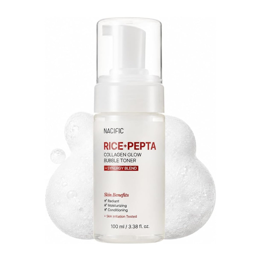 Nacific Rice + Pepta Collagen Glow Bubble Toner
