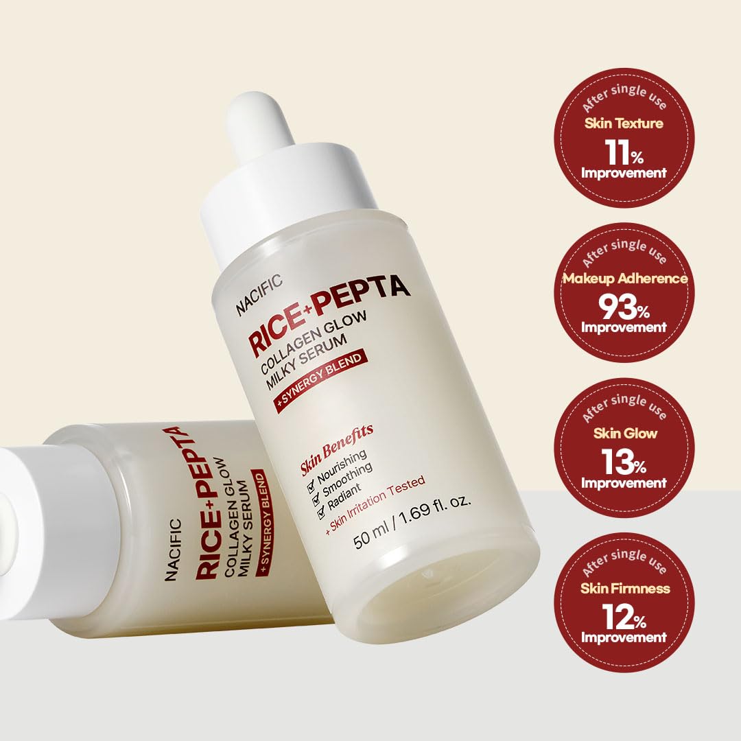 Nacific Rice + Pepta Collagen Glow Milky Serum